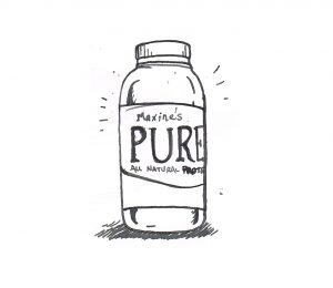 Maxine's pure all natural protein sketch